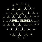 MERCEDES BENZ ML 320 LOGO PROJECTOR LIGHTS  (quantity 1 = 1 sets/2 door lights)Nr.03f023