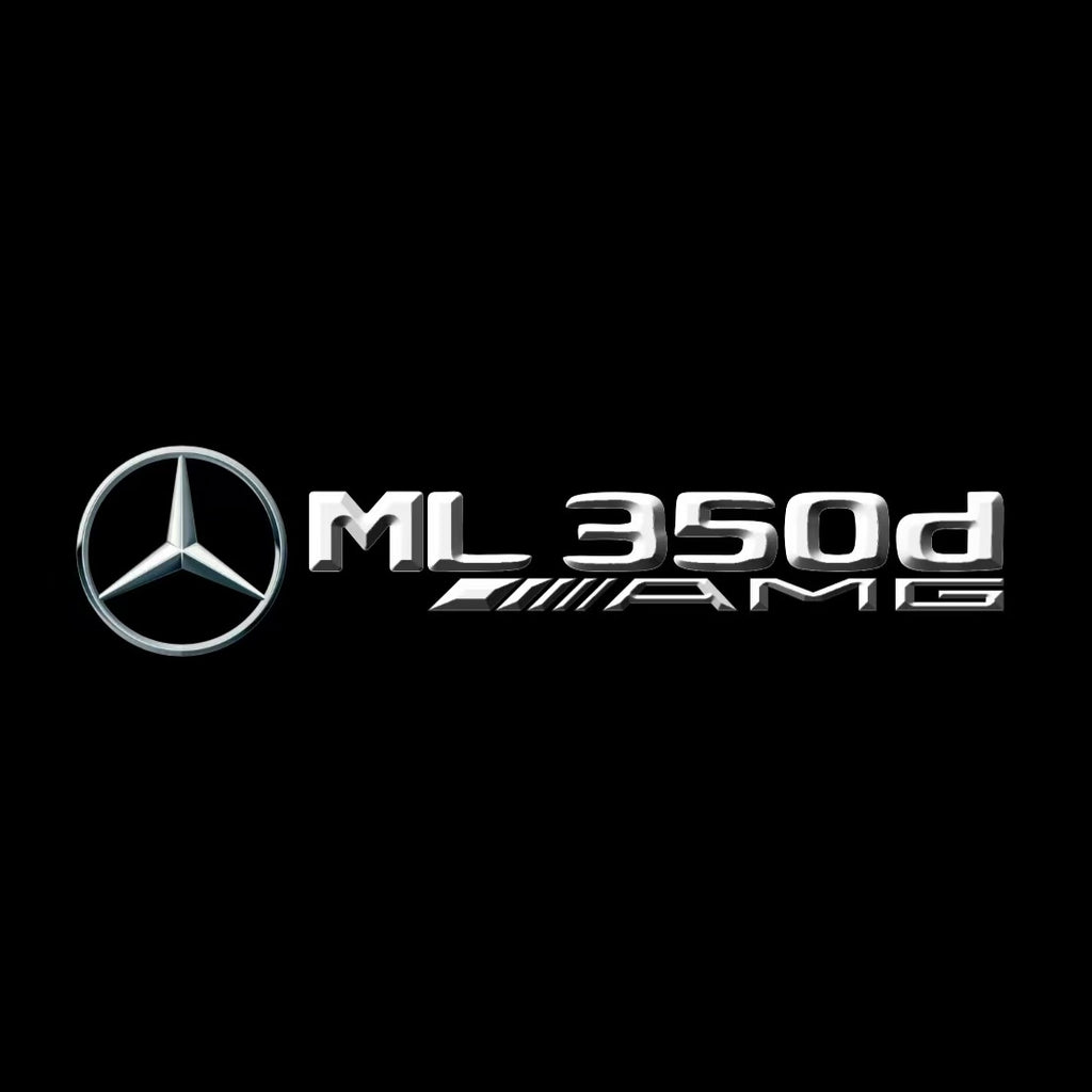 MERCEDES BENZ ML 350d LOGO PROJECTOR LIGHTS  (quantity 1 = 1 sets/2 door lights)Nr.03f027