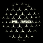 MERCEDES BENZ ML 350 LOGO PROJECTOR LIGHTS  (quantity 1 = 1 sets/2 door lights)Nr.03f026