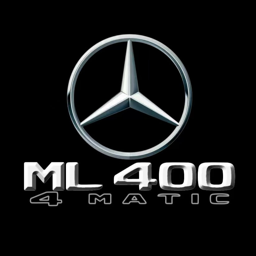MERCEDES BENZ ML 400 LOGO PROJECTOR LIGHTS  (quantity 1 = 1 sets/2 door lights)Nr.03f028