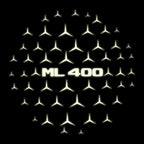 MERCEDES BENZ ML 400 LOGO PROJECTOR LIGHTS  (quantity 1 = 1 sets/2 door lights)Nr.03f029