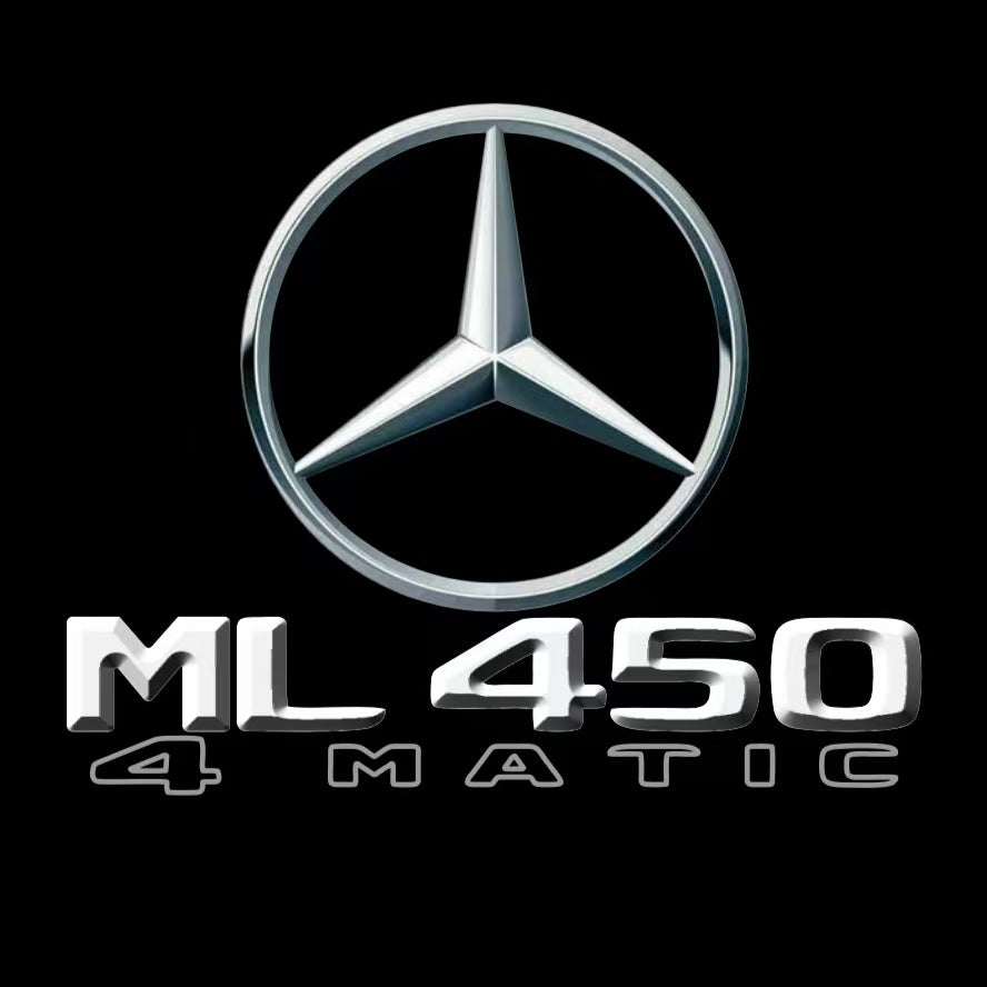 MERCEDES BENZ ML 450 LOGO PROJECTOR LIGHTS  (quantity 1 = 1 sets/2 door lights)Nr.03f034