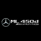 MERCEDES BENZ ML 450d LOGO PROJECTOR LIGHTS  (quantity 1 = 1 sets/2 door lights)Nr.03f036