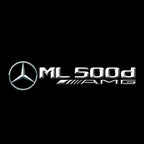 MERCEDES BENZ ML 500d LOGO PROJECTOR LIGHTS  (quantity 1 = 1 sets/2 door lights)Nr.03f039