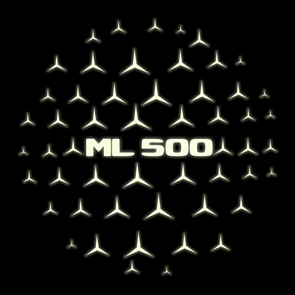 MERCEDES BENZ ML 500 LOGO PROJECTOR LIGHTS  (quantity 1 = 1 sets/2 door lights)Nr.03f038