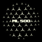 MERCEDES BENZ ML 500 LOGO PROJECTOR LIGHTS  (quantity 1 = 1 sets/2 door lights)Nr.03f038