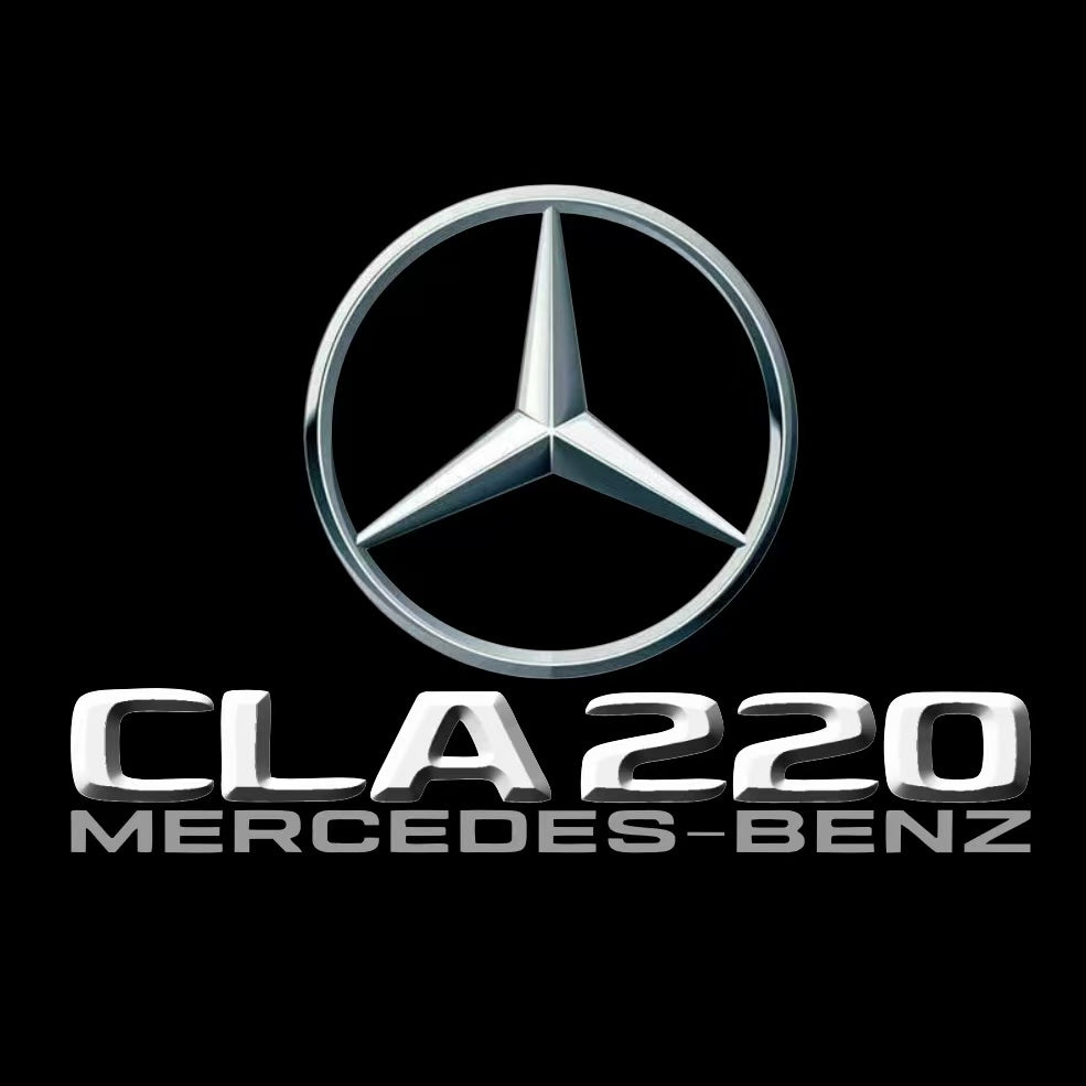 MERCEDES BENZ CLA 220  LOGO PROJECTOT LIGHTS  (quantity 1 = 1 sets/2 door lights)Nr.03f019
