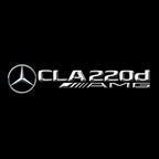 MERCEDES BENZ CLA 220d AMG LOGO PROJECTOT LIGHTS  (quantity 1 = 1 sets/2 door lights)Nr.03f020
