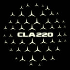 MERCEDES BENZ CLA 220  LOGO PROJECTOT LIGHTS  (quantity 1 = 1 sets/2 door lights)Nr.03f021