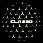 MERCEDES BENZ CLA 250  LOGO PROJECTOT LIGHTS  (quantity 1 = 1 sets/2 door lights)Nr.03f025