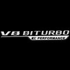 MERCEDES BENZ V8 BITURBO LOGO PROJECTOT LIGHTS(quantity 1 = 1 sets/2 door lights) Nr.03f 06