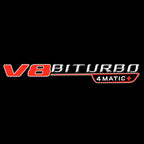 MERCEDES BENZ V8 BITURBO LOGO PROJECTOT LIGHTS(quantity 1 = 1 sets/2 door lights) Nr.03f 08