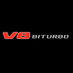 MERCEDES BENZ V8 BITURBO LOGO PROJECTOT LIGHTS(quantity 1 = 1 sets/2 door lights) Nr.03f 07
