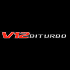 MERCEDES V12 BENZ BITURBO LOGO PROJECTOT LIGHTS(quantity 1 = 1 sets/2 door lights) Nr.03f 05
