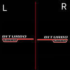 MERCEDES BENZ BITURBO LOGO PROJECTOT LIGHTS(quantity 1 = 1 sets/2 door lights) Nr.03f 09