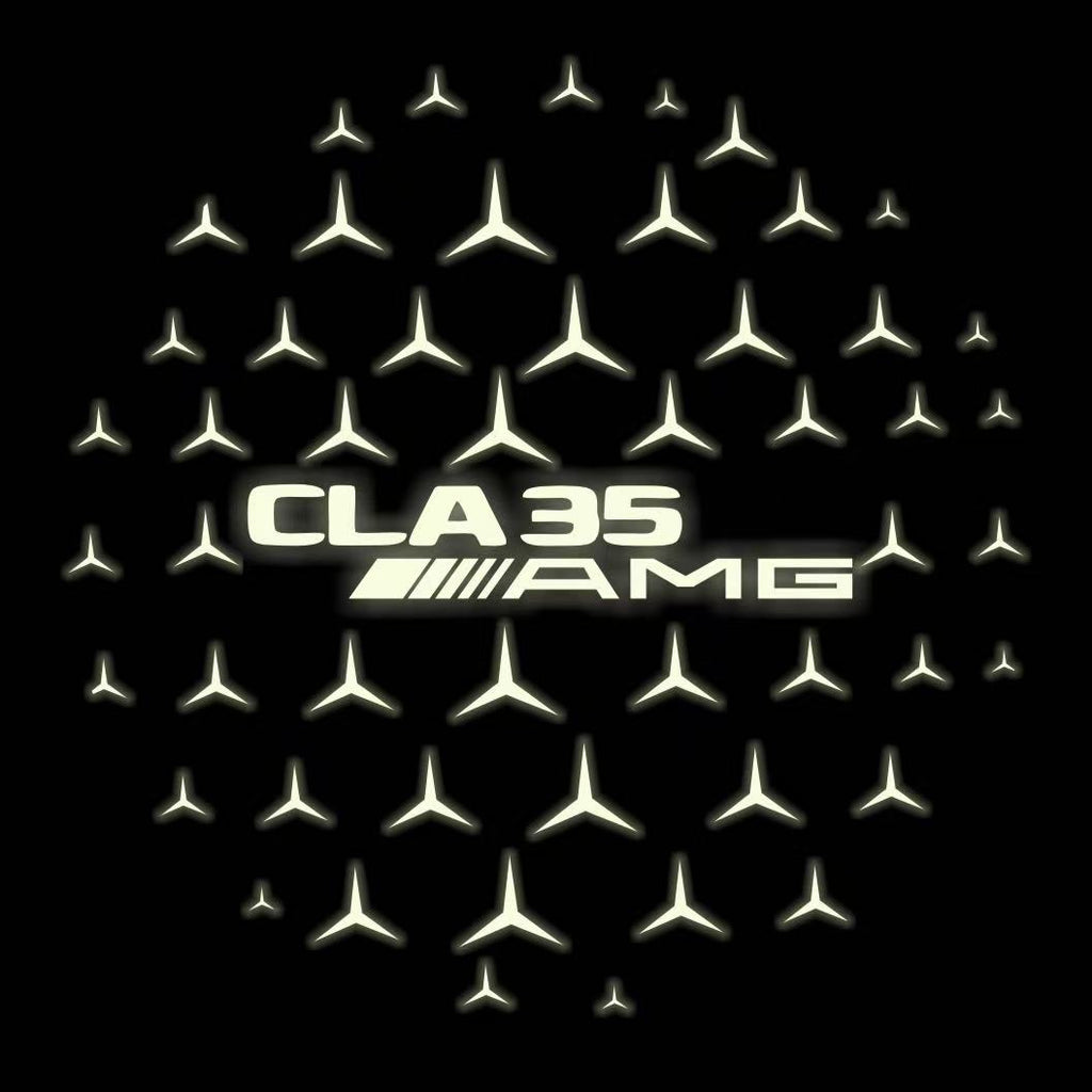 MERCEDES BENZ CLA 35 AMG   LOGO PROJECTOT LIGHTS  (quantity 1 = 1 sets/2 door lights)Nr.03f05