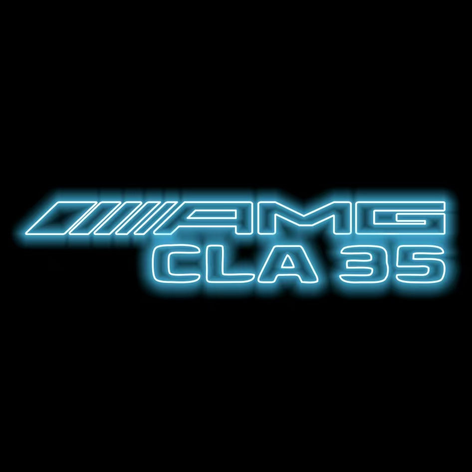 MERCEDES BENZ CLA 35 AMG   LOGO PROJECTOT LIGHTS  (quantity 1 = 1 sets/2 door lights)Nr.03f04