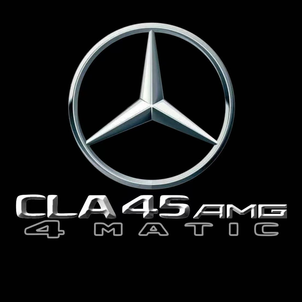 MERCEDES BENZ CLA 45 AMG   LOGO PROJECTOT LIGHTS  (quantity 1 = 1 sets/2 door lights)Nr.03f09