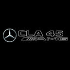 MERCEDES BENZ CLA 45 AMG   LOGO PROJECTOT LIGHTS  (quantity 1 = 1 sets/2 door lights)Nr.03f010
