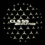 MERCEDES BENZ  CLS 55 AMG  LOGO PROJECTOT LIGHTS  (quantity 1 = 1 sets/2 door lights)Nr.03f012