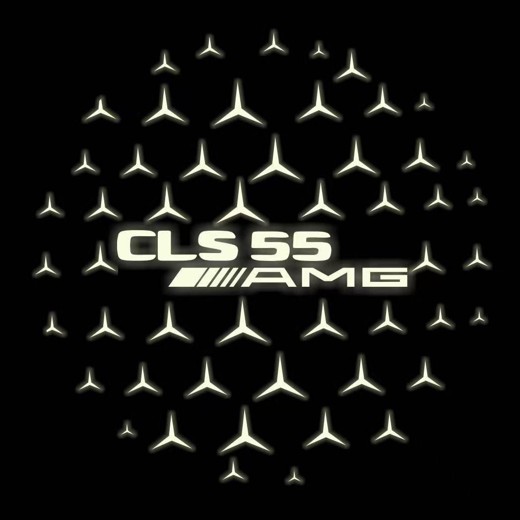 MERCEDES BENZ  CLS 55 AMG  LOGO PROJECTOT LIGHTS  (quantity 1 = 1 sets/2 door lights)Nr.03f012
