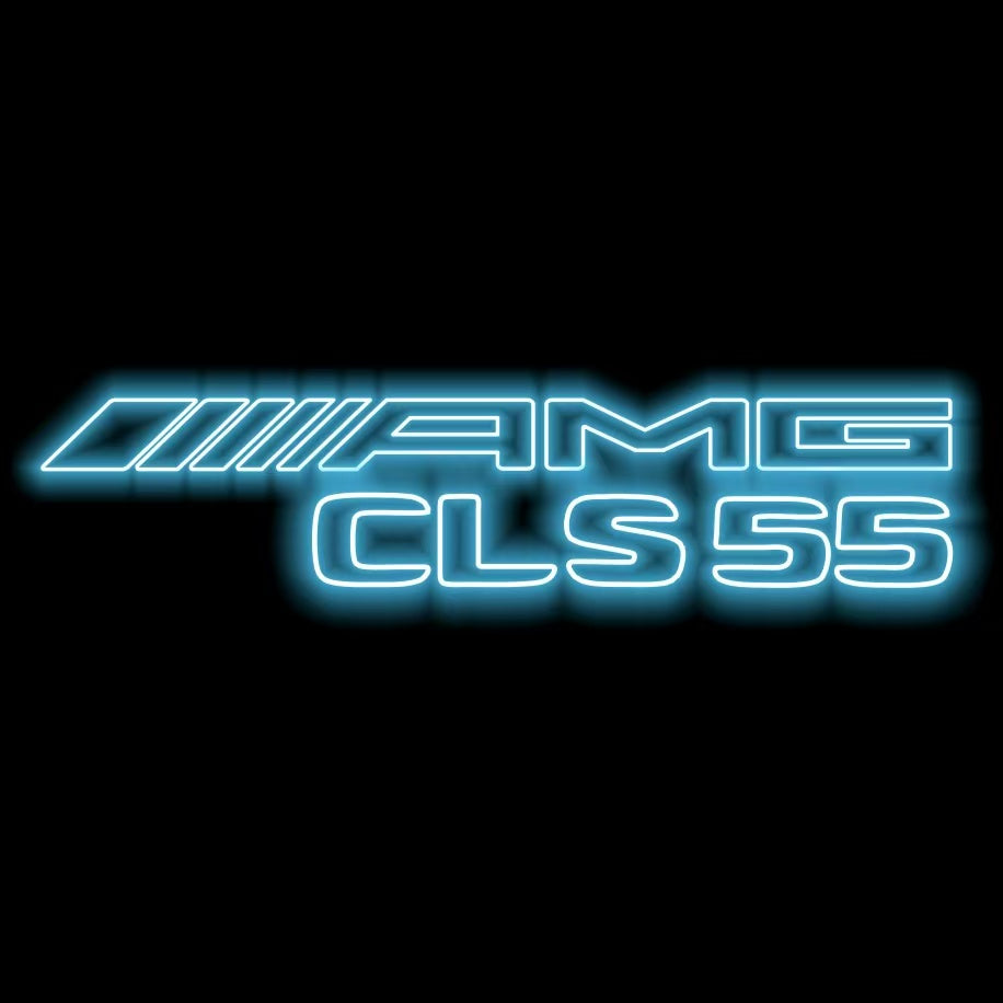 MERCEDES BENZ  CLS 55 AMG LOGO PROJECTOT LIGHTS  (quantity 1 = 1 sets/2 door lights)Nr.03f010