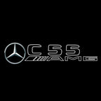 MERCEDES BENZ  C55 AMG LOGO PROJECTOT LIGHTS  (quantity 1 = 1 sets/2 door lights)Nr.03f09