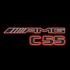 MERCEDES BENZ  C55 AMG LOGO PROJECTOT LIGHTS  (quantity 1 = 1 sets/2 door lights)Nr.03f011