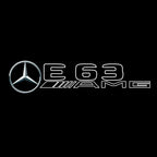 MERCEDES BENZ E63 AMG LOGO PROJECTOT LIGHTS  (quantity 1 = 1 sets/2 door lights)Nr.03f010