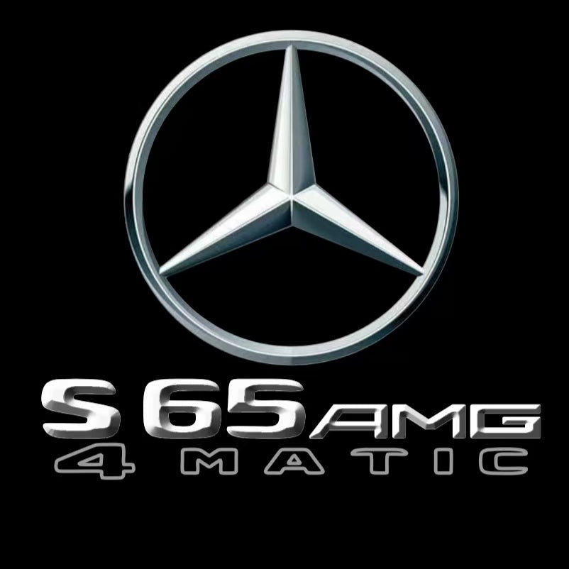 MERCEDES BENZ S 65 AMG LOGO PROJECTOR LIGHTS  (quantity 1 = 1 sets/2 door lights)Nr.03f013