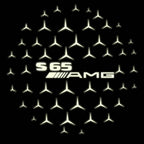 MERCEDES BENZ S 65 AMG LOGO PROJECTOR LIGHTS  (quantity 1 = 1 sets/2 door lights)Nr.03f015