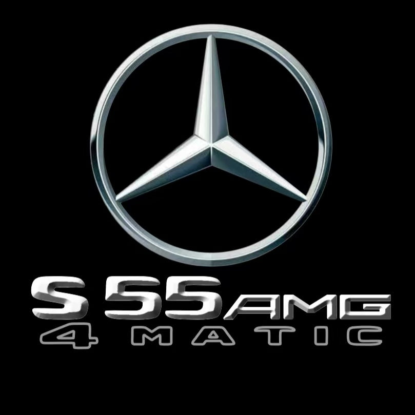 MERCEDES BENZ S 55 AMG LOGO PROJECTOR LIGHTS  (quantity 1 = 1 sets/2 door lights)Nr.03f04