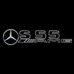 MERCEDES BENZ S 55 AMG LOGO PROJECTOR LIGHTS  (quantity 1 = 1 sets/2 door lights)Nr.03f05