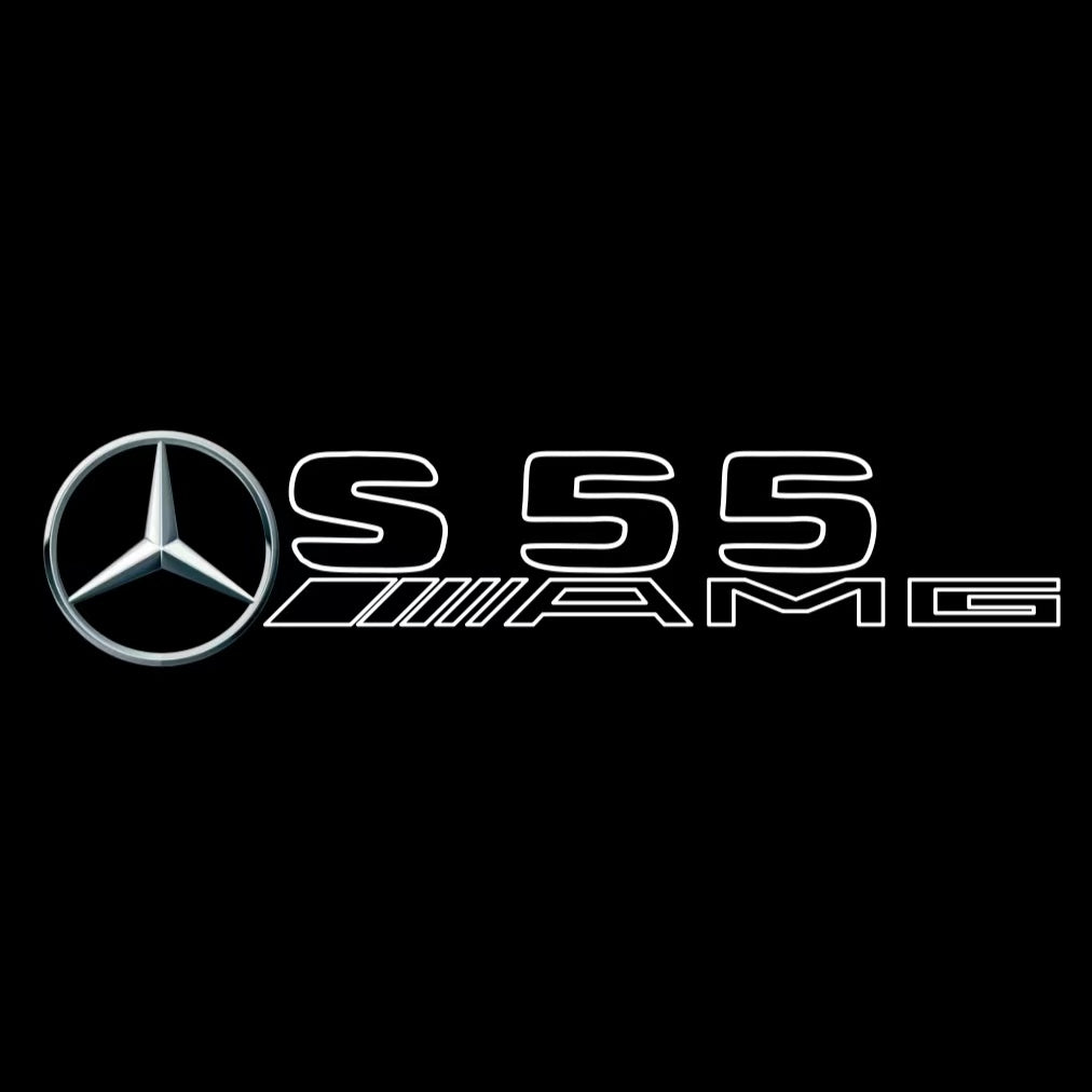 MERCEDES BENZ S 55 AMG LOGO PROJECTOR LIGHTS  (quantity 1 = 1 sets/2 door lights)Nr.03f05