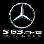 MERCEDES BENZ S 63 AMG LOGO PROJECTOR LIGHTS  (quantity 1 = 1 sets/2 door lights)Nr.03f09