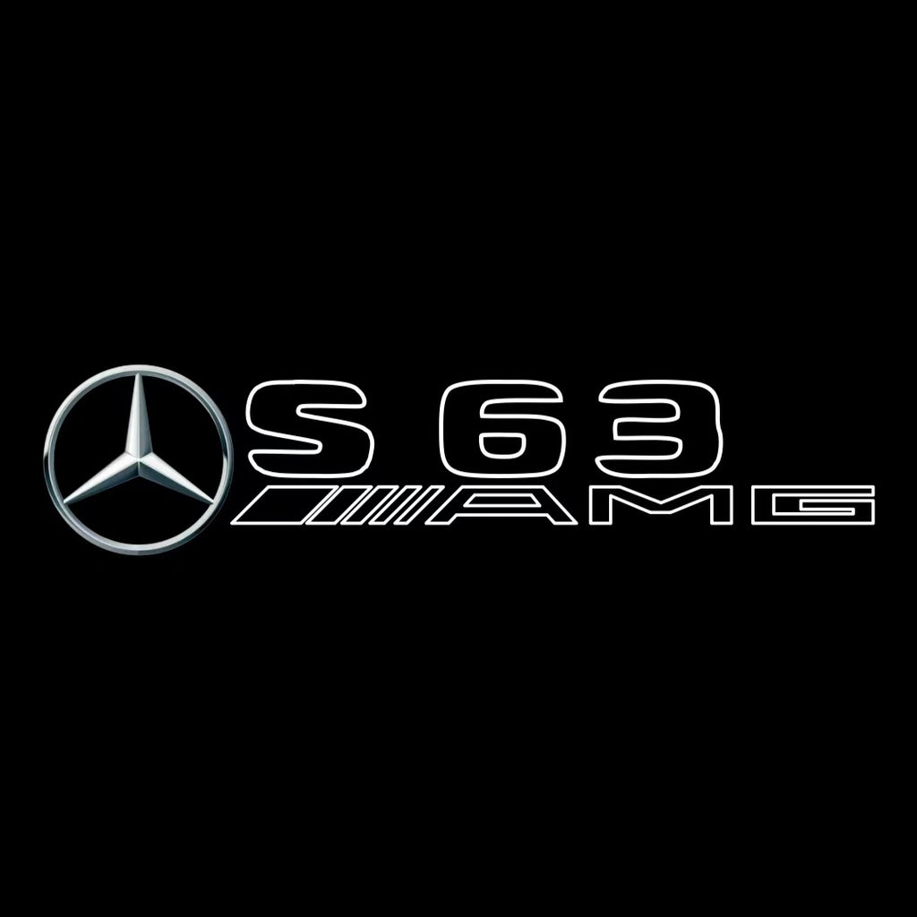 MERCEDES BENZ S 63 AMG LOGO PROJECTOR LIGHTS  (quantity 1 = 1 sets/2 door lights)Nr.03f010