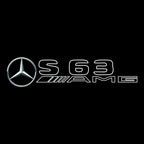 MERCEDES BENZ S 63 AMG LOGO PROJECTOR LIGHTS  (quantity 1 = 1 sets/2 door lights)Nr.03f010