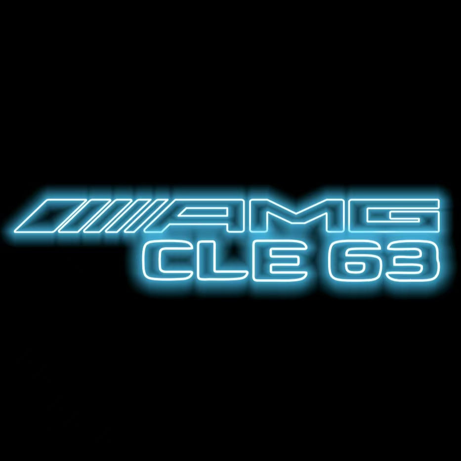 MERCEDES BENZ CLE 63 AMG  LOGO PROJECTOT LIGHTS  (quantity 1 = 1 sets/2 door lights)Nr.03f010