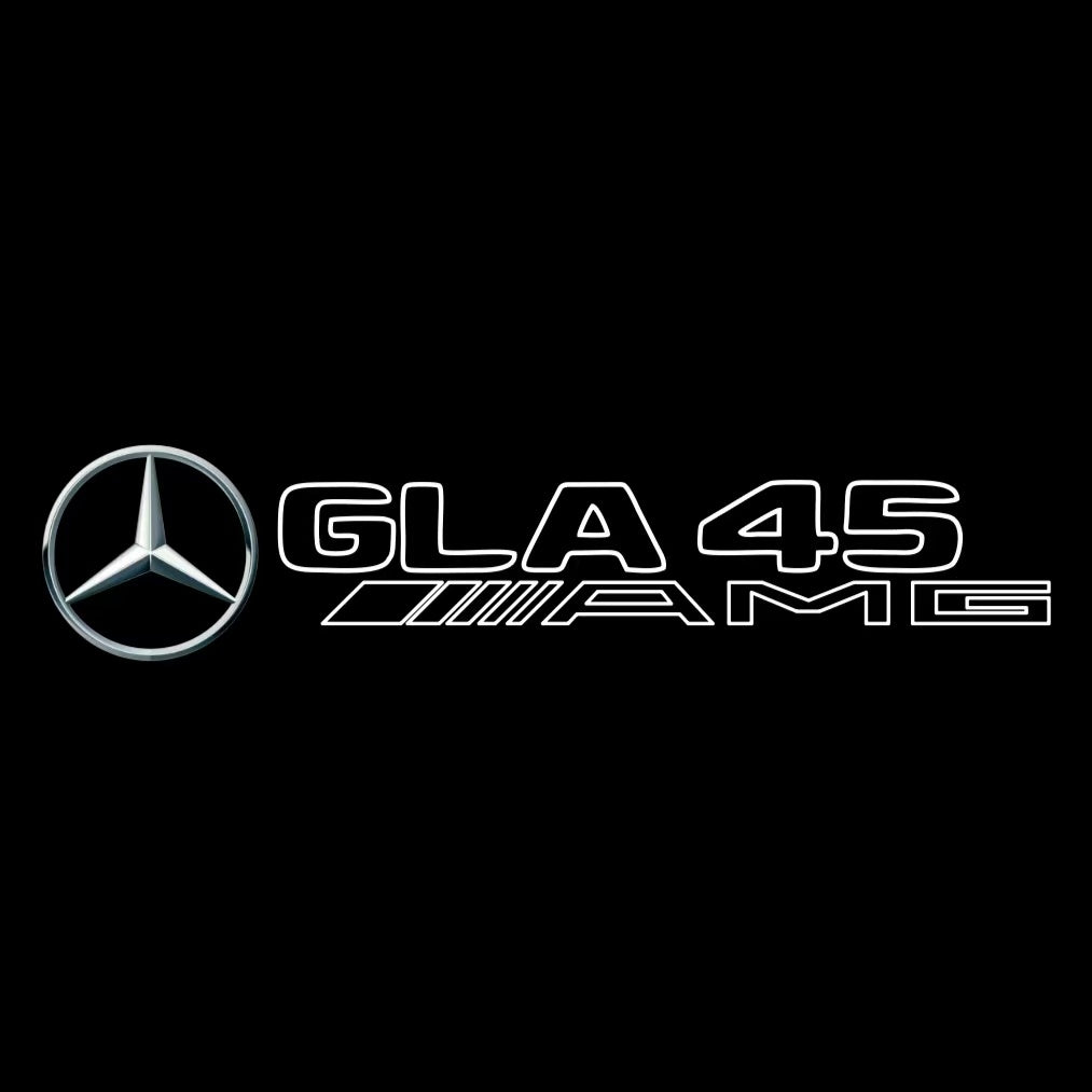 MERCEDES BENZ GLA45 AMG LOGO PROJECTOR LIGHTS  (quantity 1 = 1 sets/2 door lights)Nr.03f09
