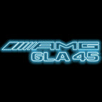 MERCEDES BENZ GLA45 AMG LOGO PROJECTOR LIGHTS  (quantity 1 = 1 sets/2 door lights)Nr.03f012