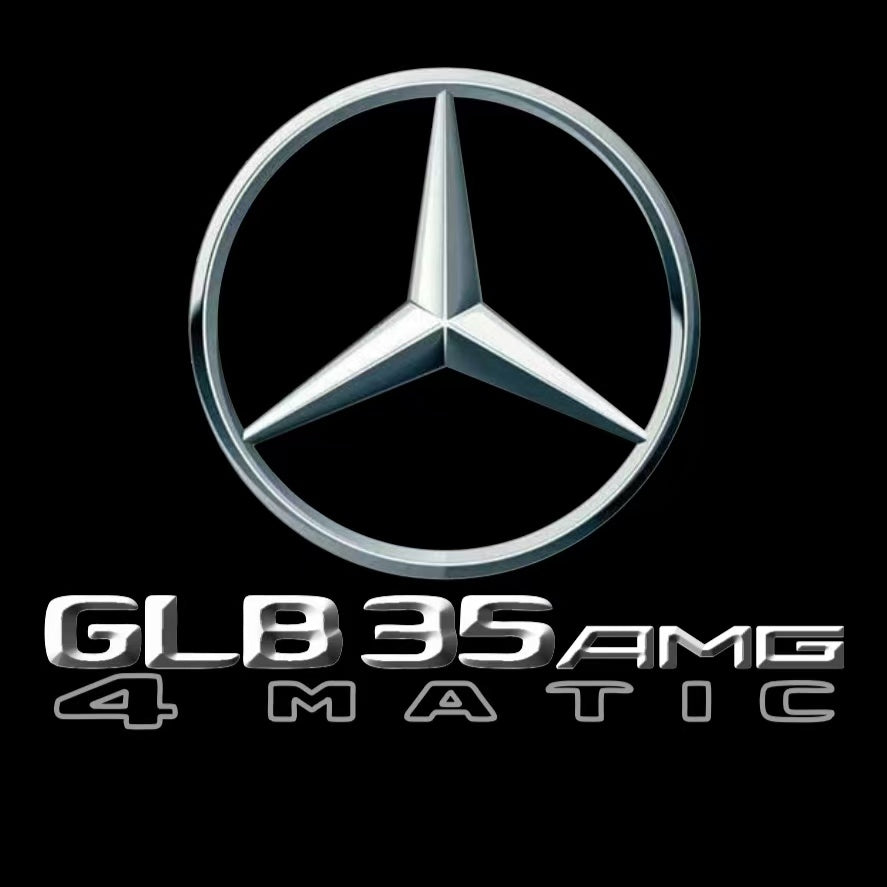 MERCEDES BENZ GLB 35 AMG LOGO PROJECTOR LIGHTS  (quantity 1 = 1 sets/2 door lights)Nr.03f026