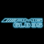 MERCEDES BENZ GLB 35 AMG LOGO PROJECTOR LIGHTS  (quantity 1 = 1 sets/2 door lights)Nr.03f024