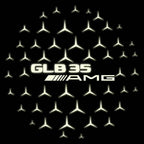 MERCEDES BENZ GLB 35 AMG LOGO PROJECTOR LIGHTS  (quantity 1 = 1 sets/2 door lights)Nr.03f025