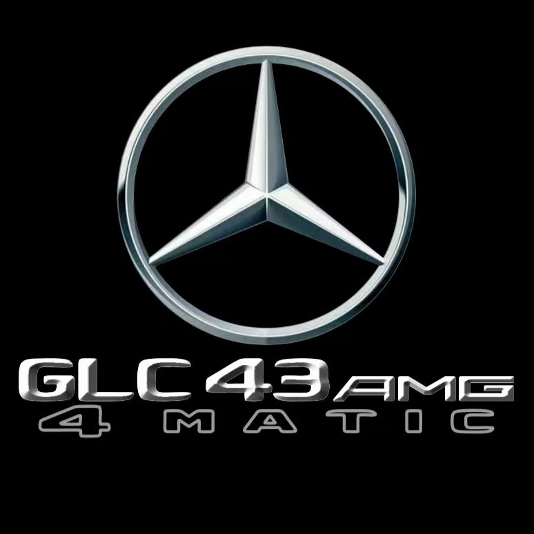 MERCEDES BENZ GLC 43 AMG LOGO PROJECTOR LIGHTS  (quantity 1 = 1 sets/2 door lights)Nr.03f026