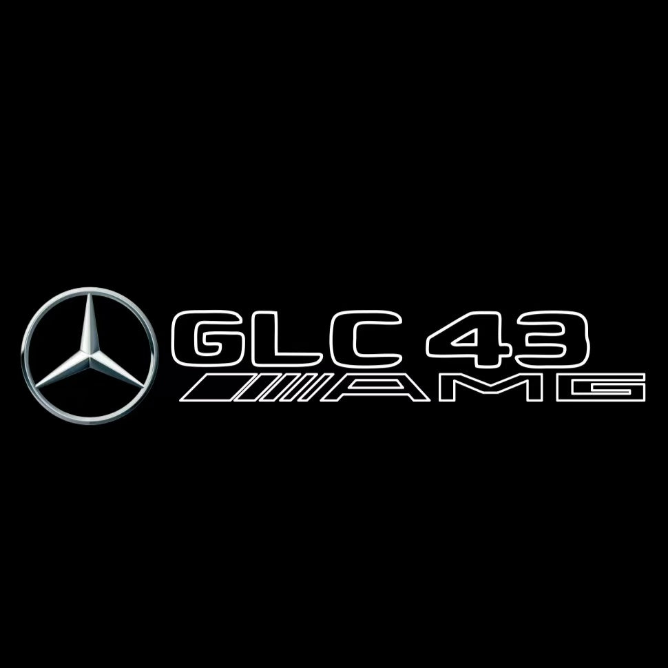 MERCEDES BENZ GLC 43 AMG LOGO PROJECTOR LIGHTS  (quantity 1 = 1 sets/2 door lights)Nr.03f027
