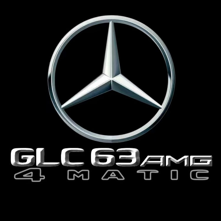 MERCEDES BENZ GLC 63 AMG LOGO PROJECTOR LIGHTS  (quantity 1 = 1 sets/2 door lights)Nr.03f030