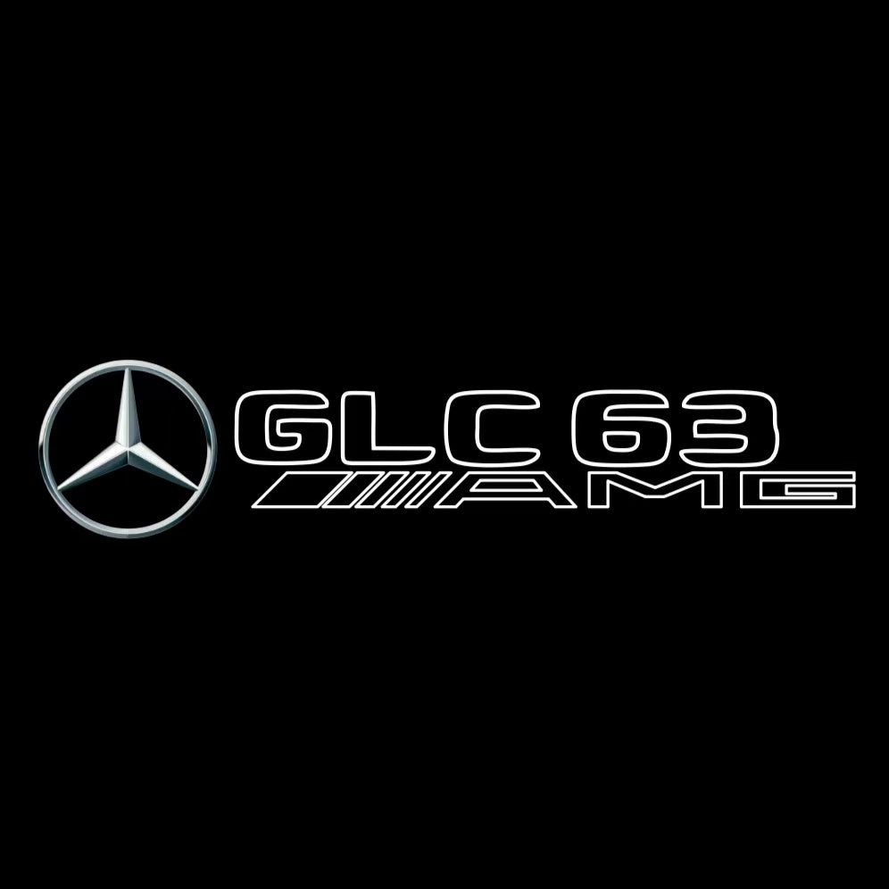MERCEDES BENZ GLC 63 AMG LOGO PROJECTOR LIGHTS  (quantity 1 = 1 sets/2 door lights)Nr.03f031