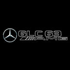 MERCEDES BENZ GLC 63 AMG LOGO PROJECTOR LIGHTS  (quantity 1 = 1 sets/2 door lights)Nr.03f031