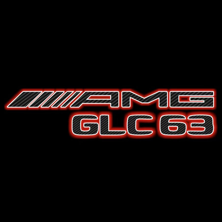 MERCEDES BENZ GLC 63 AMG LOGO PROJECTOR LIGHTS  (quantity 1 = 1 sets/2 door lights)Nr.03f033