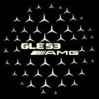 MERCEDES BENZ GLE 53 AMG LOGO PROJECTOR LIGHTS  (quantity 1 = 1 sets/2 door lights)Nr.03f033